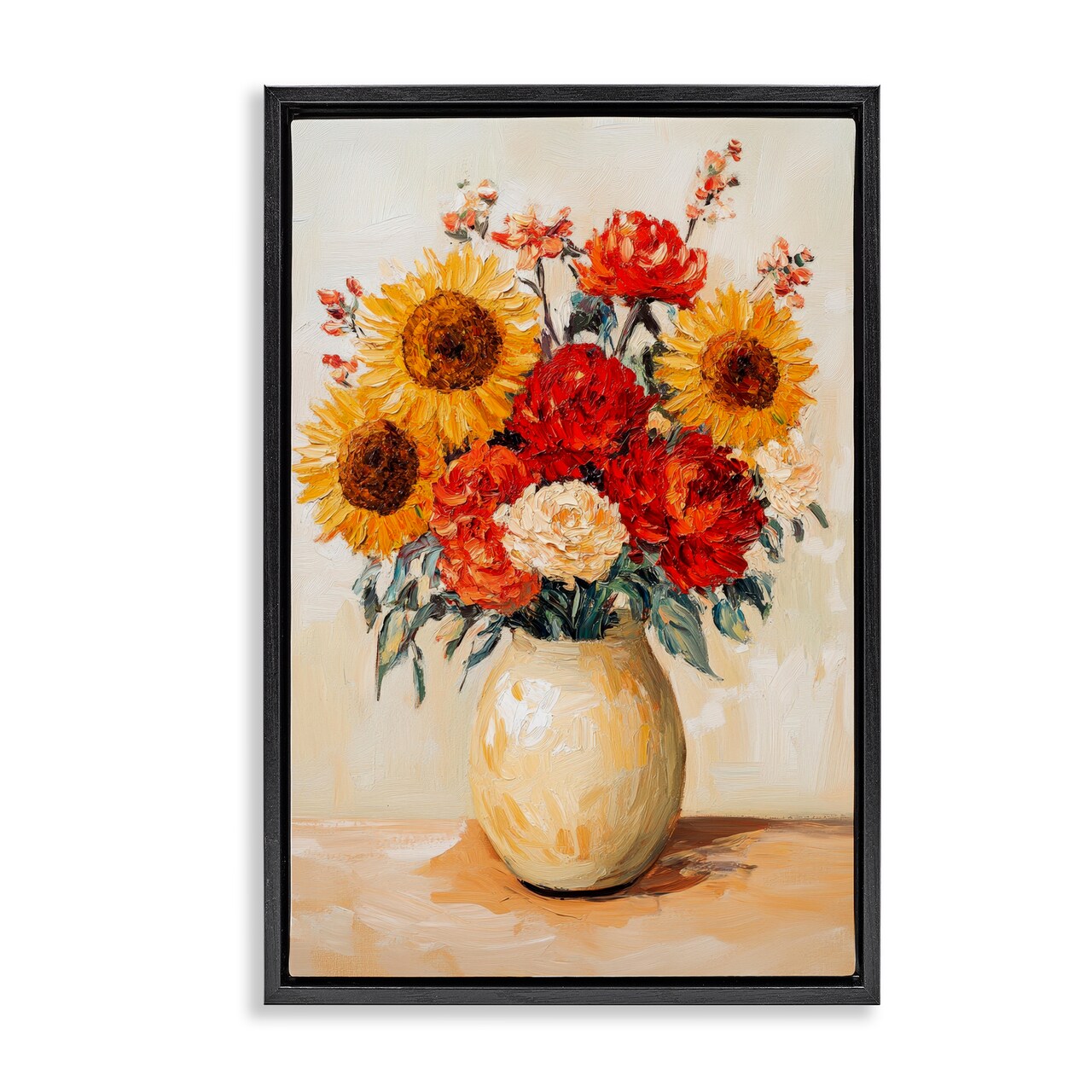 Stupell Industries Charming Bouquet of Fall Floating Frame, design by Petal Prints Design